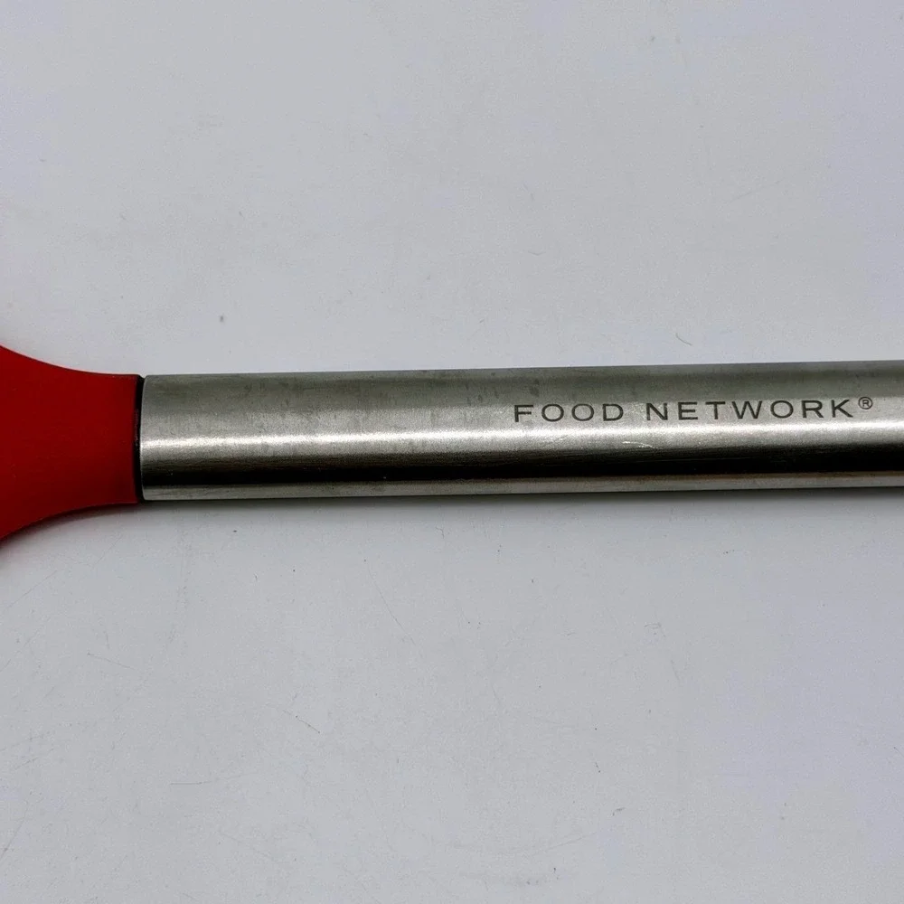 Spatula Set 3  Texas Food Network Red Grey Silicone